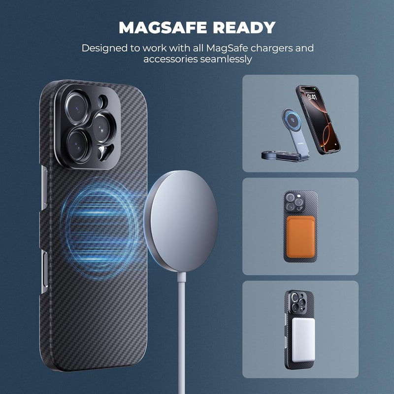 FreeWell حافظة محترف السينما لـ iPhone 16 Pro - فلاتر مغناطيسية وتركيب عدسة 17 مم باللون الأسود - Image 4